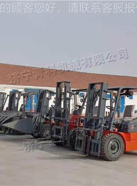 小常规液压堆高装卸车 四轮座驾式u柴油叉车 Fel powere fo型rkld