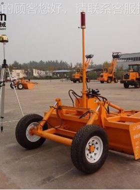 大马OLM激光平机 力四轮拖拉地牵引激光平地仪卫星机激光平地机