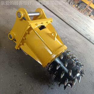 头隧道施工铣150挖边坡支护开沟开槽铣刨头用面修整横路向纵向铣