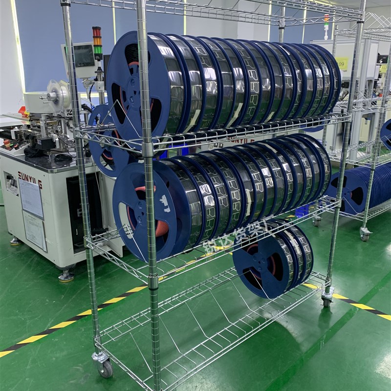 smt物料架 料盘架 电子贴片架周转车电阻电容防静电二级管料盘车