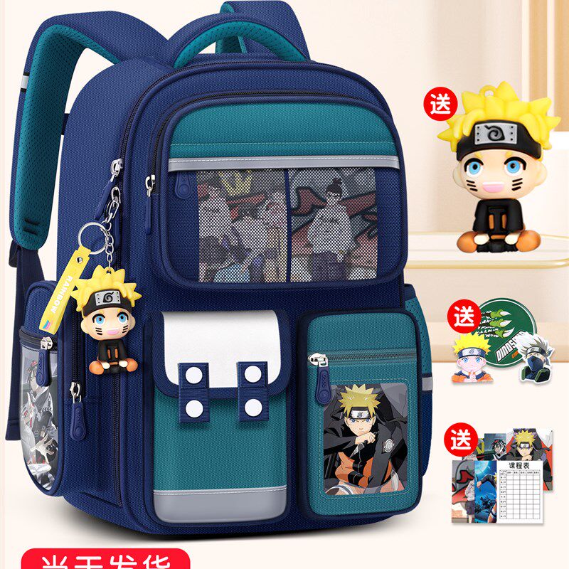 新款小学生儿童书包三到六减负男童护脊一年级男孩男生大容量