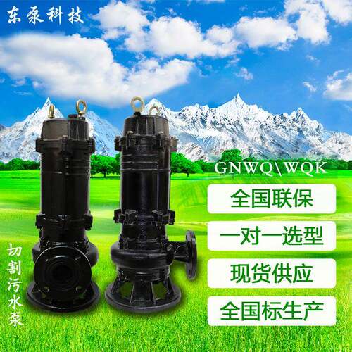 山东东泵WQR耐温潜污泵耐腐蚀潜水泵无堵塞搅匀污水泵