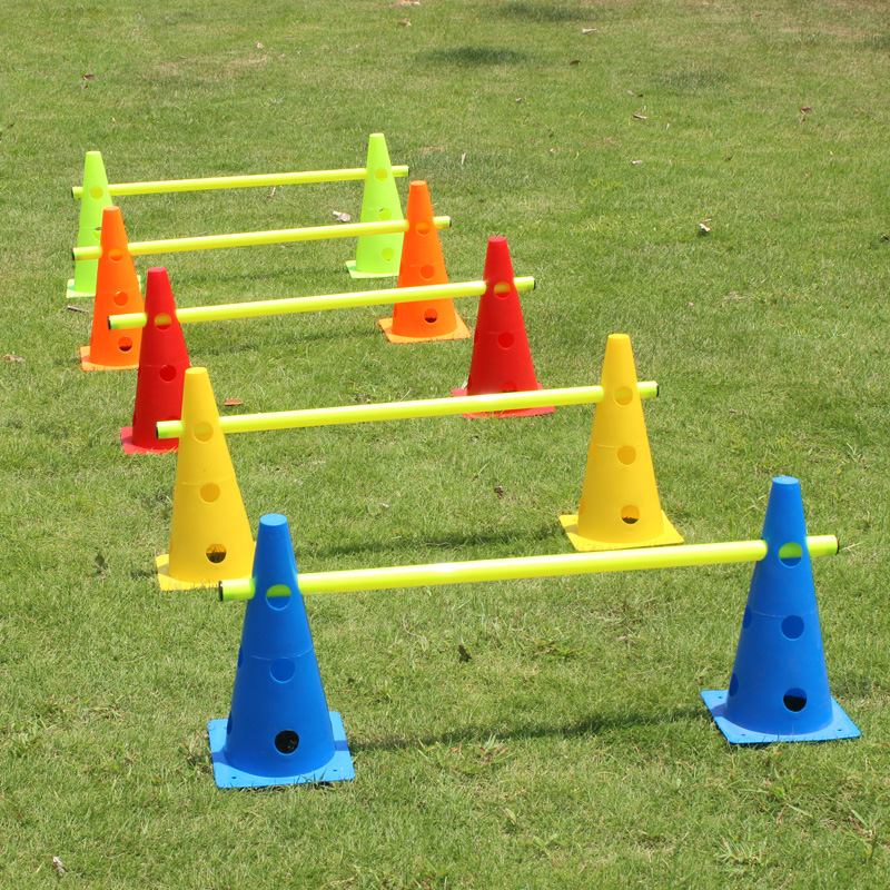 足球训练器材32厘米标志桶障碍物D篮球锥形桶路障组合跨栏架标志
