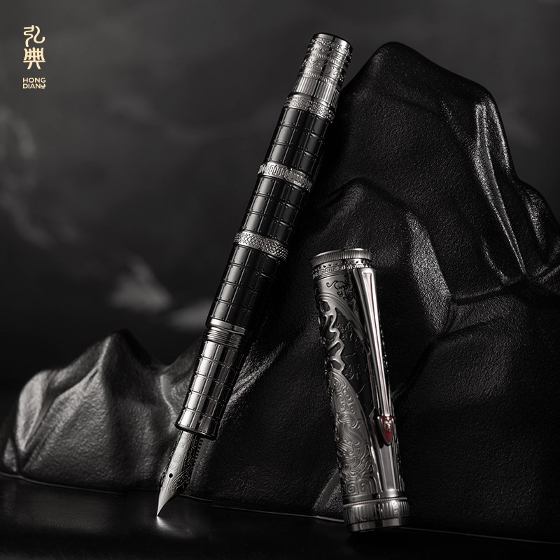 弘典钢笔中国风大秦吸墨器版男士女生精致礼物送礼老板签字笔