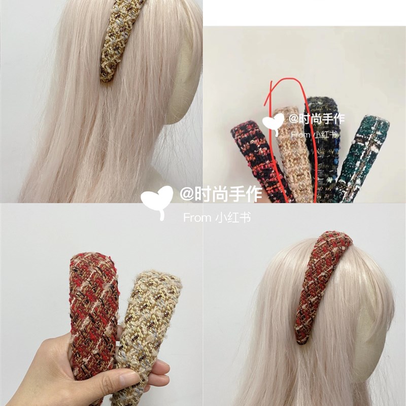 linton发箍(款式多 下单后剪布制作 不参加7天无理由)