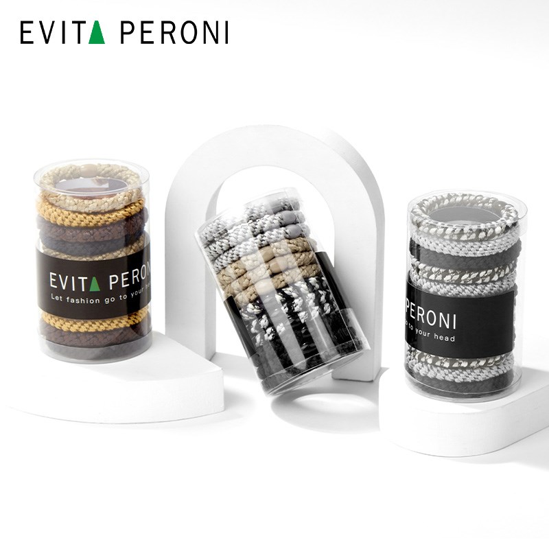 丹麦Evita Peroni/依慧达新款弹力皮筋发绳头饰扎头发黑色女发圈