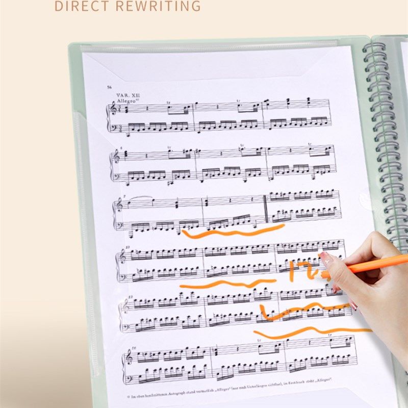A4乐谱夹可改写不反光歌谱夹清新纯色钢琴谱夹卡三边镂空可修改合,文具电教/文化用品/商务用品,资料册,淘宝优惠券,粉丝福利购,淘宝优惠卷