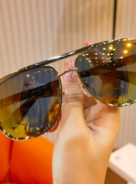 BULLE DE SAVON复古太阳眼镜男女大框蛤蟆镜双梁个性墨镜遮阳潮款