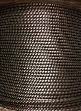 6mm8mm10mm12mm14mm黑色涂油钢丝绳 吊机 提升;机卷扬机用钢丝绳