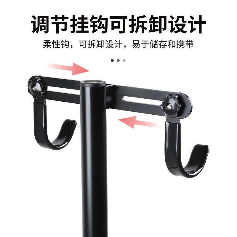 山地公路车铝合金落地式自行车挂车架停车支架单车收纳可调节挂钩