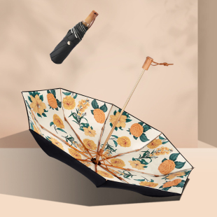 太阳伞雨伞女防晒遮阳伞超强防紫外线伞双层加厚晴雨两用手动
