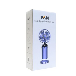 2025新款 迷你折叠显示屏香薰手持小风扇USB充电便携桌面电风扇