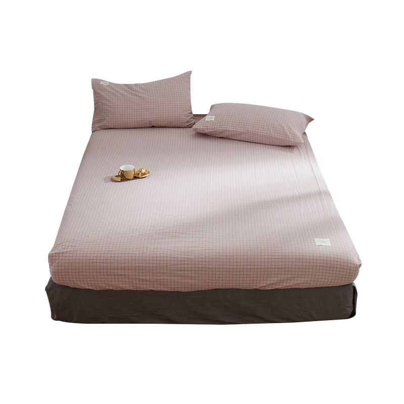 床笠单件纯棉全棉床罩薄床垫套子保护罩1.8m席梦思防尘罩防滑床包