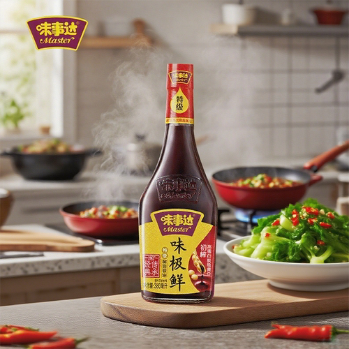 味事达味极鲜酱油酿造酱油760ml煲仔饭特级酱油生抽家用小瓶装