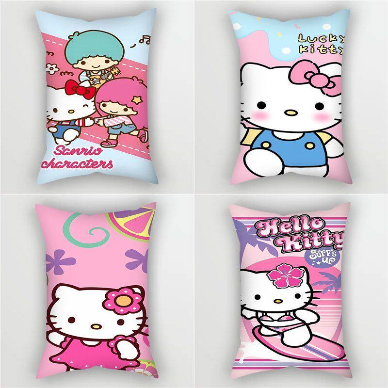 hellokitty凯蒂猫抱枕卡通少女心动漫长方形靠垫儿童卧室沙发腰枕
