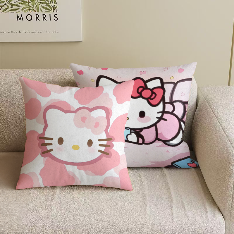 HelloKitty猫抱枕三丽鸥凯蒂猫咪哈喽KT靠枕学生宿舍沙发床头靠垫
