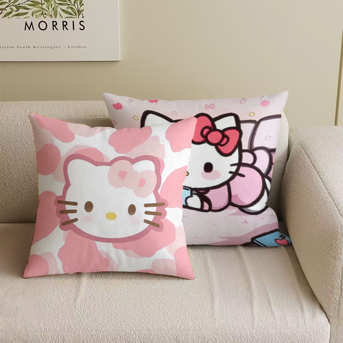 HelloKitty猫抱枕三丽鸥凯蒂猫咪哈喽KT靠枕学生宿舍沙发床头靠垫