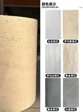 软瓷软石罗马石灰华面板彷石软石单板文化石背景墙外墙装饰板