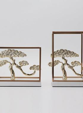 现代新中式创意禅意摆件家居客厅电视酒柜玄关装饰品样板房间摆设