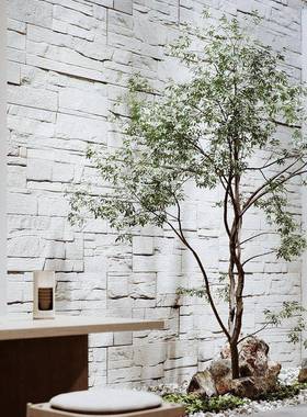 室内绿植造景装饰植物仿真树大型落地盆栽plants假树软装仿生假花