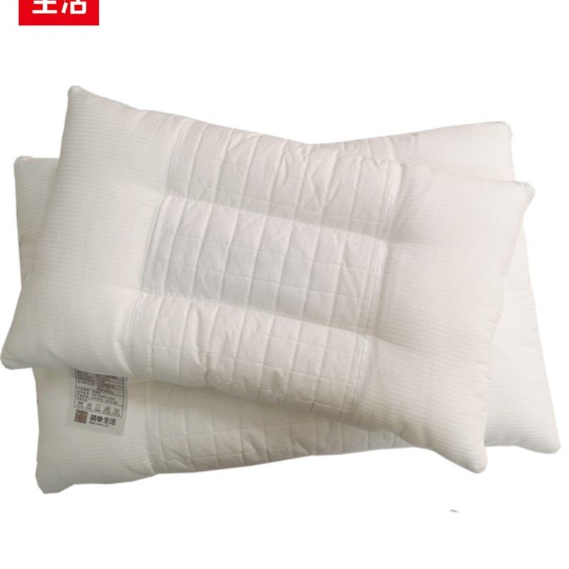 简单生活枕决明j子学生睡眠枕棉织物颈部支撑睡眠枕芯46*60
