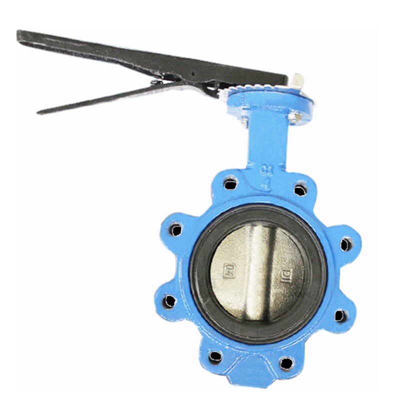 D71X-10Q对k夹凸耳蝶阀手柄气管水管工业管道开关阀DN20 65 80