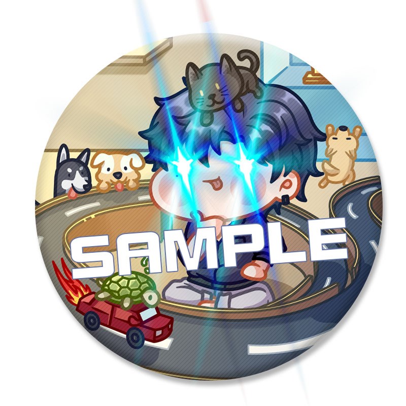 光与夜之恋同人周边查理苏陆沉齐司礼夏M鸣星萧逸发光徽章吧唧