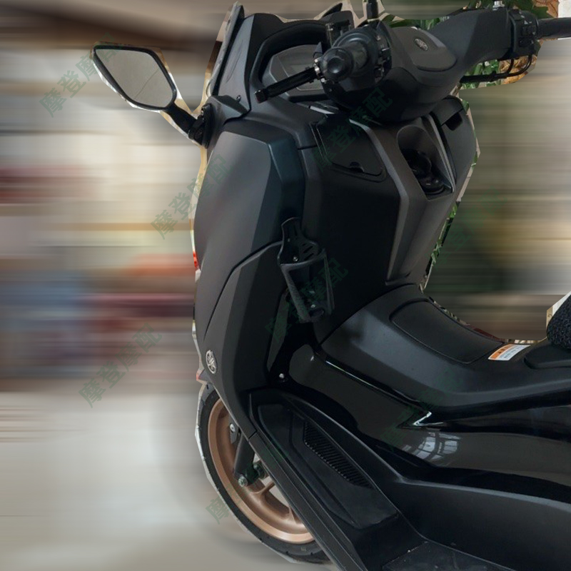 适用20-23款山k叶NMAX155踏板机车改装件水杯架免打孔无失真安装