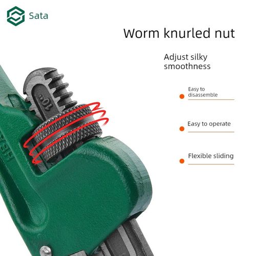 石达管钳家用小型水管扳手通用管钳工具大喉钳Z多功能管钳