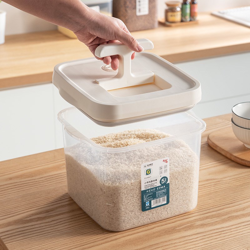 装米桶厨房密封20斤米箱防虫防潮大米收纳盒面粉储存罐家用装米缸