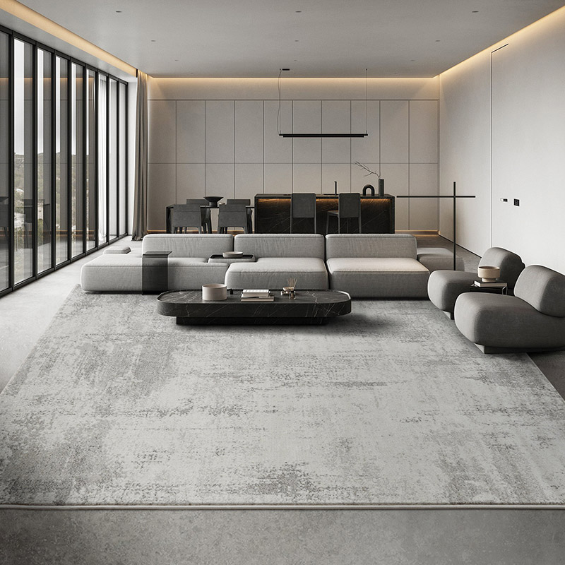 地毯客厅轻奢高级家用茶几毯卧室灰色现代简约短毛耐脏经典百搭