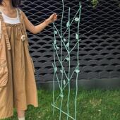 铁线 线莲爬藤架户外月季 铁艺栅栏庭院阳台植物墙攀爬花架支架隔