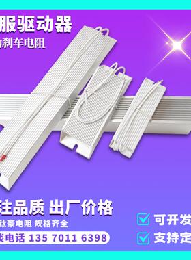 伺服变频器铝壳刹车制动电阻RXLG-200W300W400W500W1000W20RJ50RJ