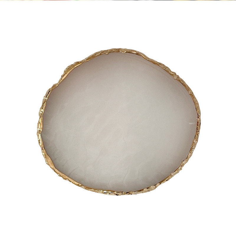 少少糖的油画棒同款油画棒调色板透明树脂调N色盘摆拍道具火漆垫