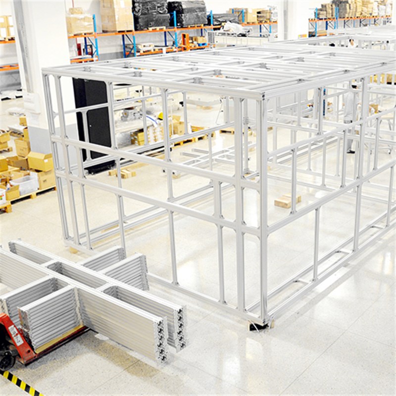 工业铝型材4040斜角铝三角形边z框立柱机脚支架框架4040x系列欧标