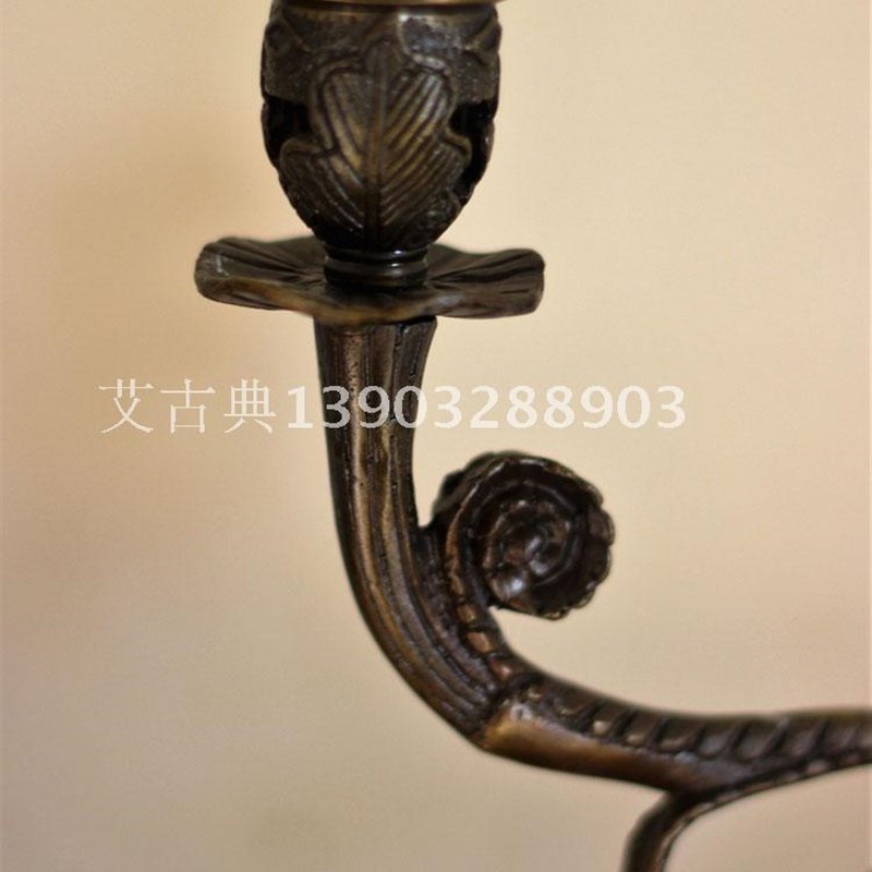 古典工艺 工艺摆设 w蜡台 烛台 仿旧蜡台(只)