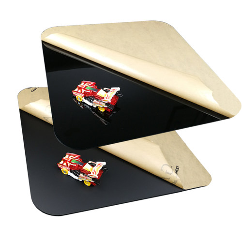 亚克力摄影板 镜面倒影+磨砂哑光摄影棚拍照道具黑白背景布背景板