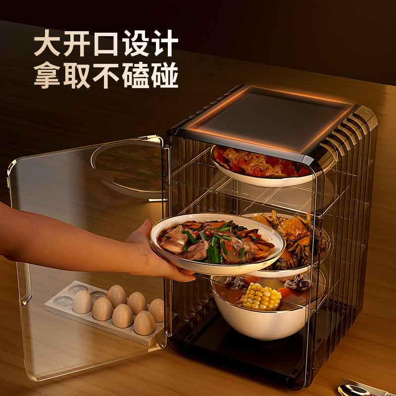 冰箱剩菜剩饭收纳神器厨房保温收纳盒家用多层放冷菜隔夜菜整理