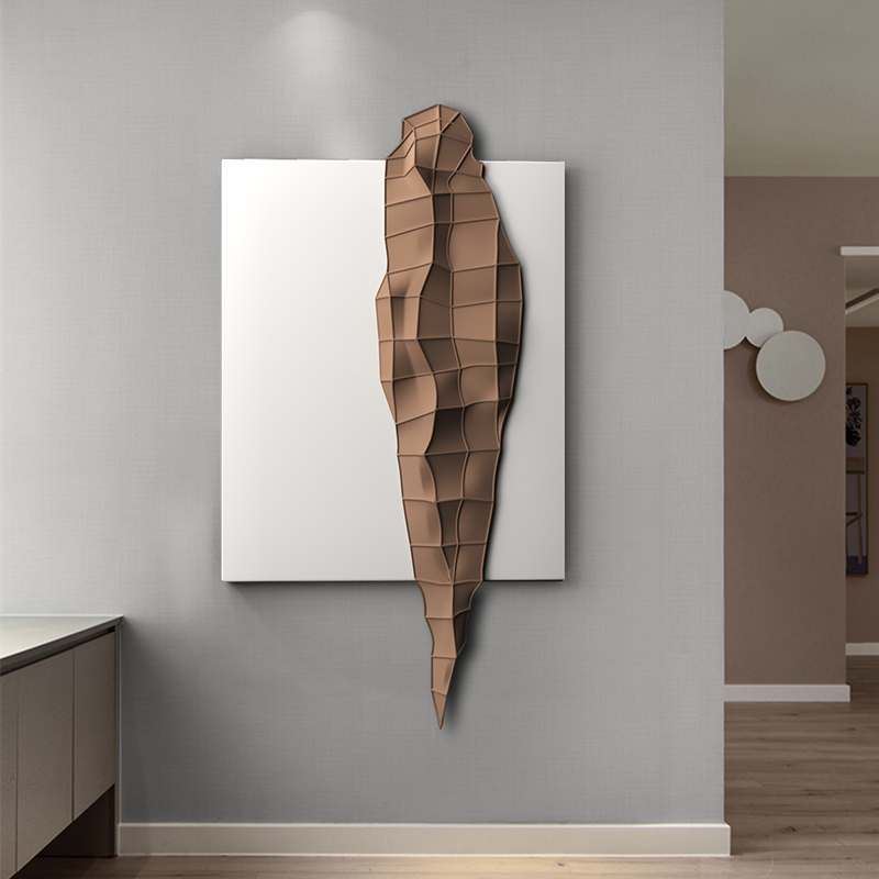 3D高端立体实物画酒店过道走廊电梯间I挂画样板间民宿玄关装饰画图片