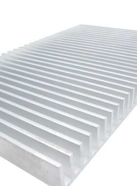 铝型材散热片138*220*18MM导热铝板大功率工业铝U合金散热器可定