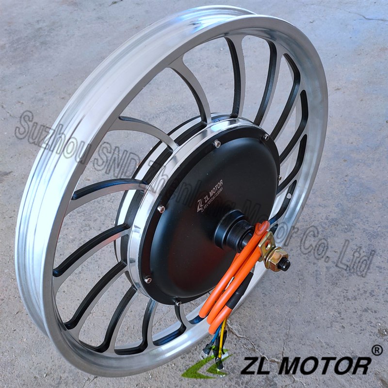 48v60v72V15o00w无刷电机电动车改装碟刹轮毂马达独轮车电机