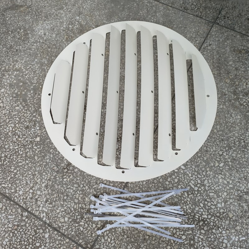 空调外机防风挡板导风罩改风向防直吹散热罩导流免U打孔改方向百