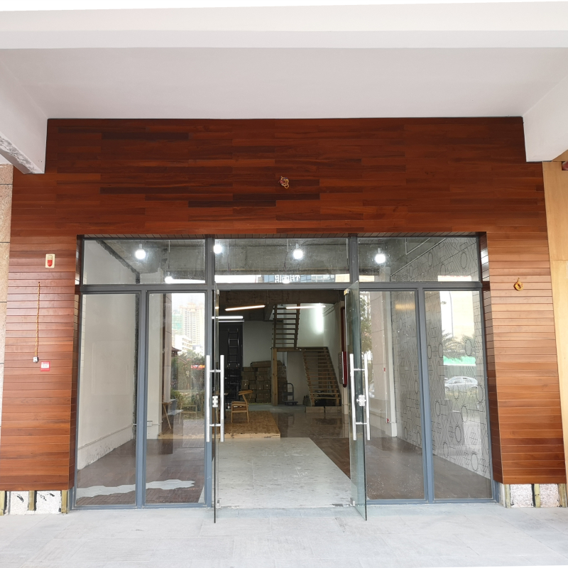 柚木地板吊顶板阳k台天花板木材 桑拿扣板 纯实木原木整体墙板板