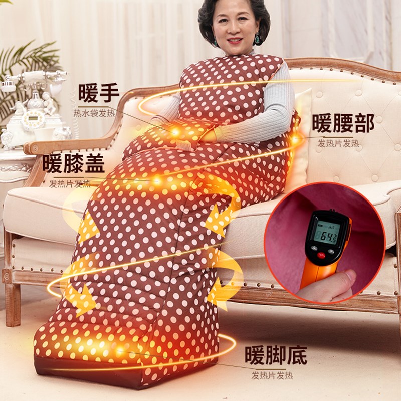 插电暖脚宝取f暖捂脚电热暖脚套老人过冬暖腿腰背取暖器暖脚神器