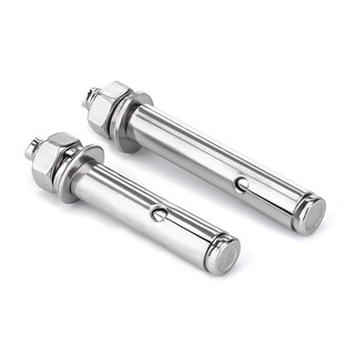 304不锈钢膨胀螺丝螺栓M6M8M10MM12M16爆炸加长广式 外拉爆管钉杆