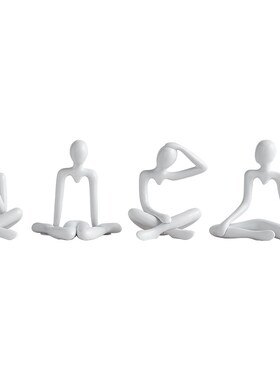 简约创意抽象人物艺术摆件轻奢风客厅书房办公区高级感家居装饰品