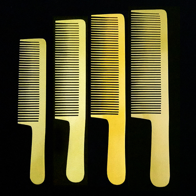 胶木梳子男士平头梳老款老式发型师专用剪发梳子超薄.理发梳专业