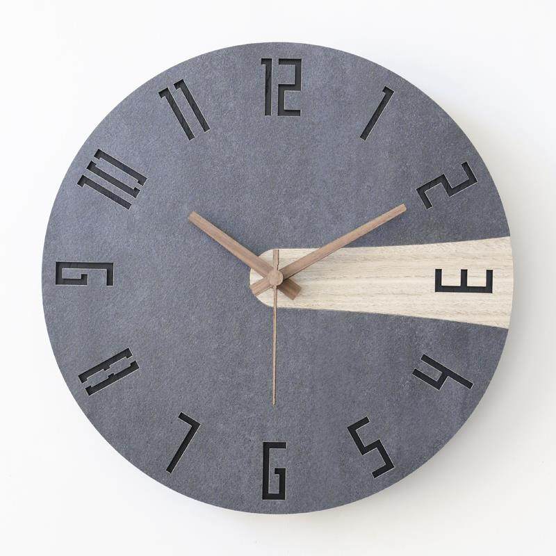 现代简约家用客厅创意艺术轻奢大气挂表高端静音时钟新款挂钟