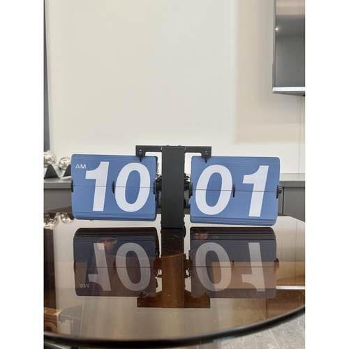 欧洲时钟覆古机械自动翻页时钟客厅创意时钟大表时钟墙时钟个性化