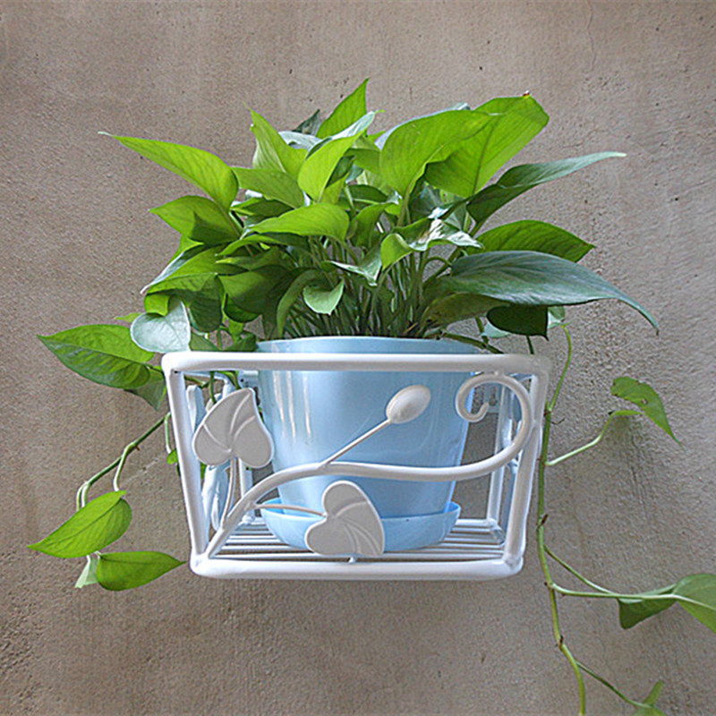 挂墙上花架 阳台l壁挂式花盆架 绿萝盆架子 客厅墙面挂壁花篮架
